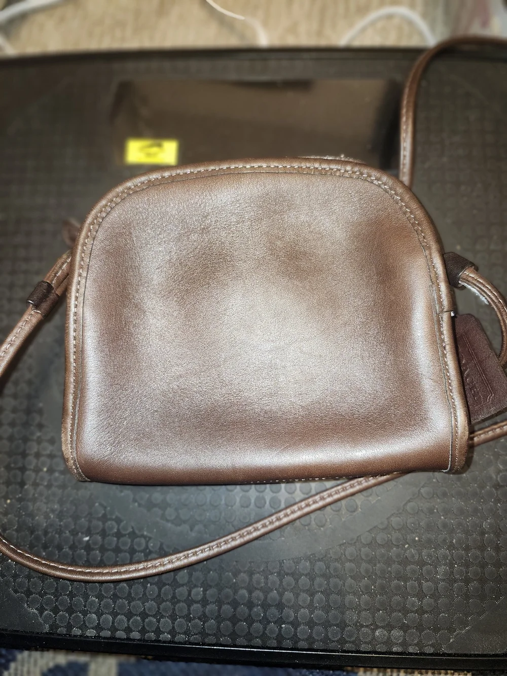 Coach Abbie Brown Leather Crossbody Bag - Picture 4 of 12